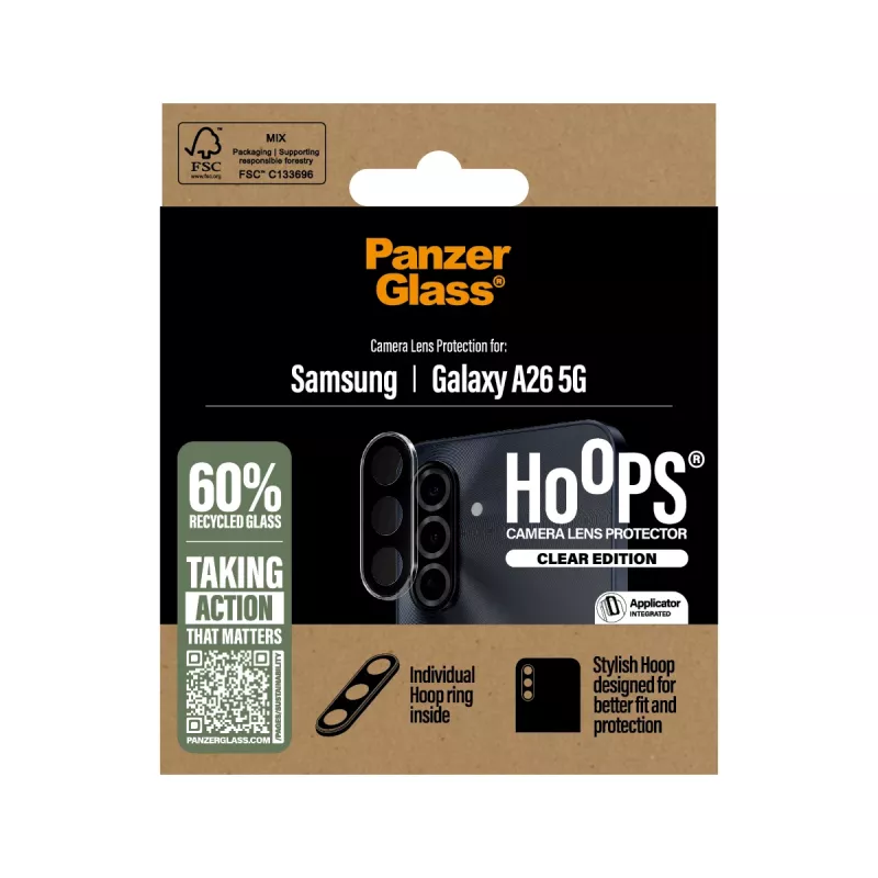 Camera Lens Protector PanzerGlass Samsung Galaxy A26 5G Scratch Shock Resistant