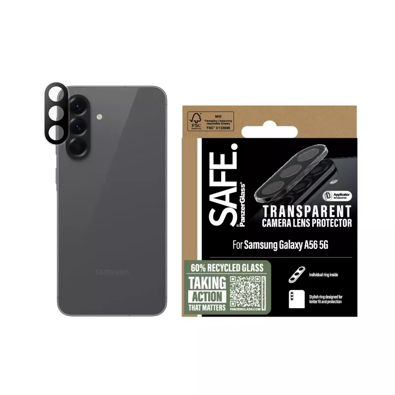 Camera Lens Protector PanzerGlass Samsung Galaxy A56 5G Transparent Scratch Shock Resistant