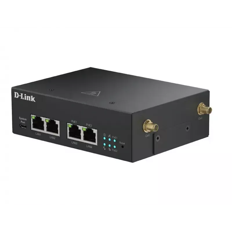 5G modem D-Link DWM-314-GP with 5G NR, LTE fallback and Ethernet WAN port