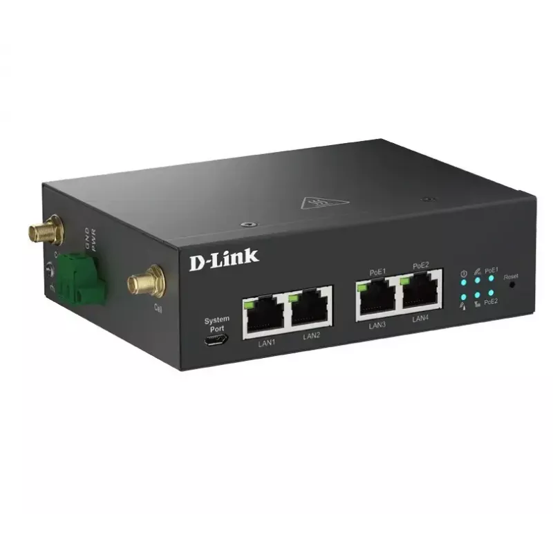 5G modem D-Link DWM-314-GP with 5G NR, LTE fallback and Ethernet WAN port