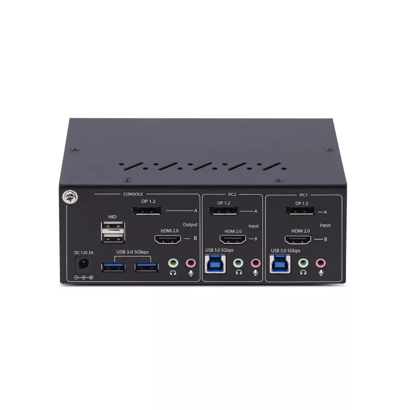 StarTech.com P2ADDH462-KVM-SWITCH KVM switch Black