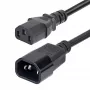 StarTech.com 4.5m (15ft) Power Extension Cord, C14 to C13 PDU Power Cord, 15A 250V, 14AWG, AC Power Cable for PDU/Power Supply, KEMA-KEUR Certified