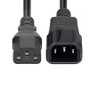 StarTech.com 4.5m (15ft) Power Extension Cord, C14 to C13 PDU Power Cord, 15A 250V, 14AWG, AC Power Cable for PDU/Power Supply, KEMA-KEUR Certified
