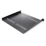 StarTech.com 1U Server Rack Shelf - Universal Vented Rack Mount Cantilever Tray for 19 inch Network Equipment Rack & Cabinet - Heavy Duty Steel – Weight Capacity 44lb/20kg - 16 inch Deep Shelf, Black