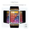 StarTech.com 4-Way Privacy Screen For 12.9-inch iPad Pro, 3rd Gen and Up, For Portrait/Landscape, Touch-Enabled, +/- 30 Deg. View, Blocks up to 51% Blue Light, Matte