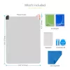 StarTech.com 4-Way Privacy Screen For 12.9-inch iPad Pro, 3rd Gen and Up, For Portrait/Landscape, Touch-Enabled, +/- 30 Deg. View, Blocks up to 51% Blue Light, Matte