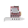 StarTech.com 4-Port USB Type-C PCIe Card, USB 3.2 10Gbps, USB-C PCI Express Expansion Card, 4x Independent USB Controllers, Windows/Linux/macOS, TAA-Compliant