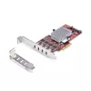 StarTech.com 4-Port USB Type-C PCIe Card, USB 3.2 10Gbps, USB-C PCI Express Expansion Card, 4x Independent USB Controllers, Windows/Linux/macOS, TAA-Compliant