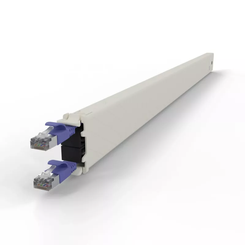 PATCHBOX.one / Cassette / 30RU / STP / Violet, 1.8 m, Cat6a, U/FTP (STP), RJ-45, RJ-45, Violet