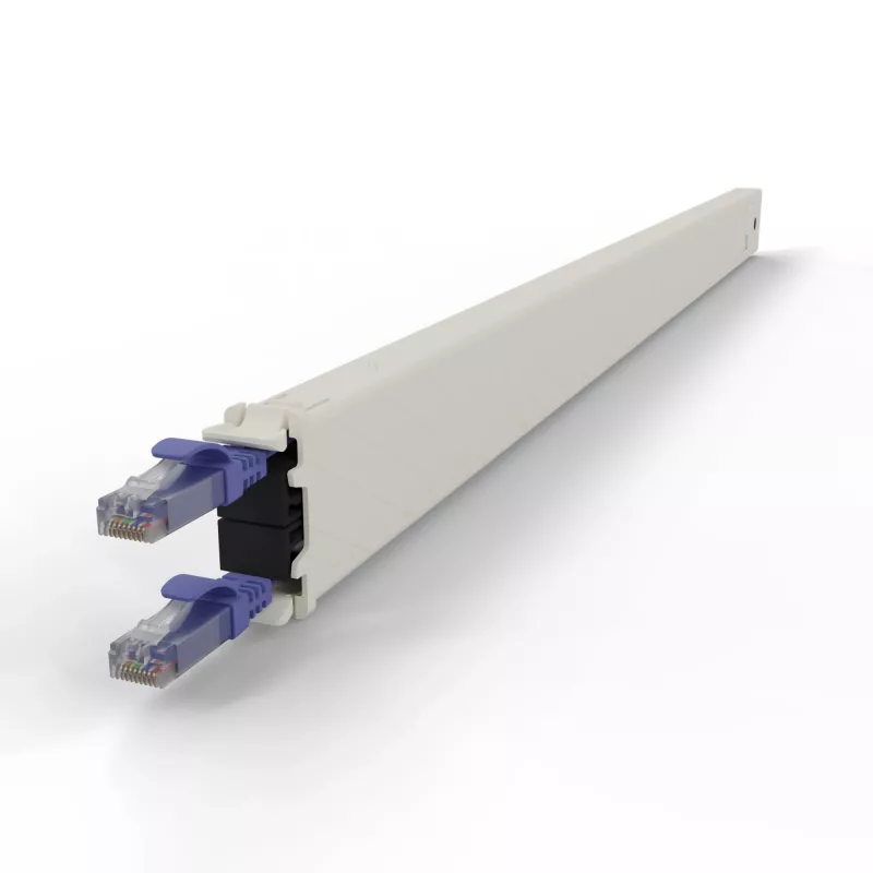 Networking cable PATCHBOX CONE30UTPVI RJ-45 Cat6a 1.8 m Violet
