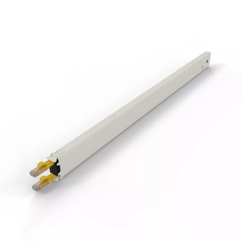 PATCHBOX CONE30UTPYL Cat6a U/UTP RJ-45 Patch Cable Cassette 1.8m Yellow
