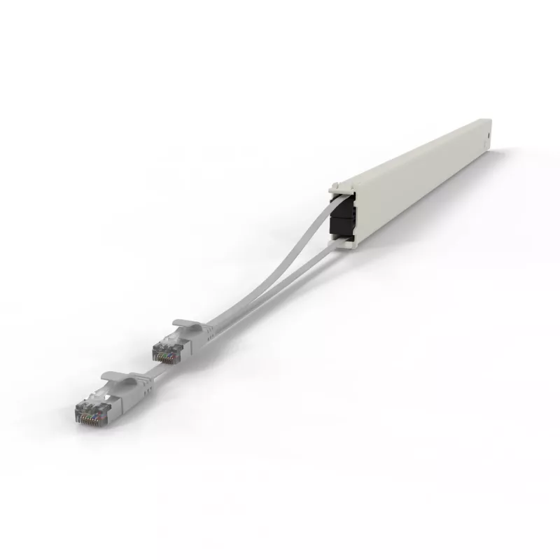 Networking cable PATCHBOX CONE46STPSL RJ-45 Cat6a 2.5 m Grey
