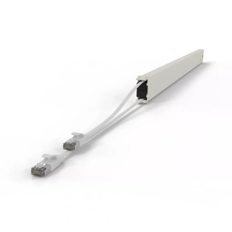Networking Cable PATCHBOX CONE46STPWH 2.5m Cat6a U/FTP White