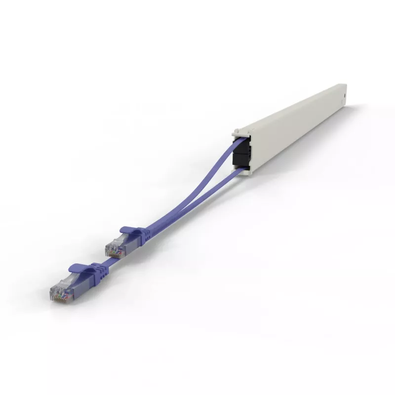 PATCHBOX.one / Cassette / 46RU / UTP / Violet, 2.5 m, Cat6a, U/UTP (UTP), RJ-45, RJ-45, Violet