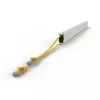Networking cable PATCHBOX CONE46UTPYL RJ-45 Cat6a 2.5 m Yellow