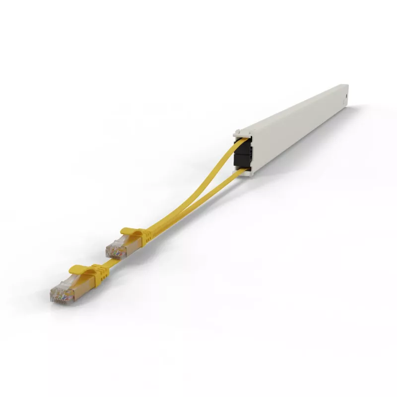 Networking cable PATCHBOX CONE46UTPYL RJ-45 Cat6a 2.5 m Yellow