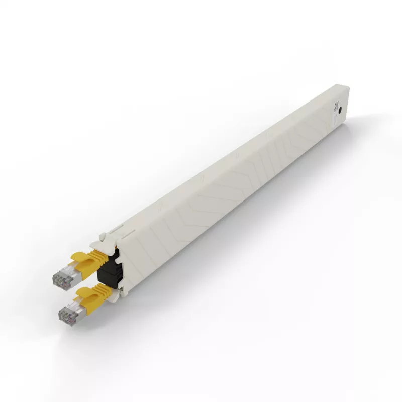 Networking cable PATCHBOX CONEX8STPYL RJ-45 Cat6a 0.8 m Yellow