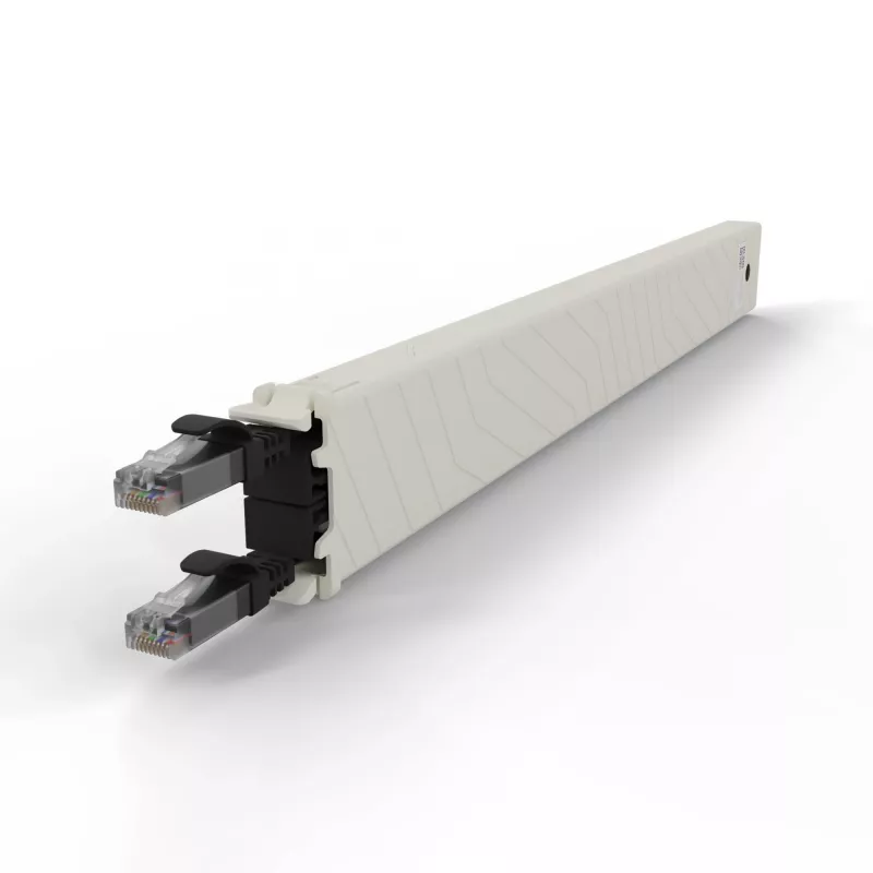 Networking cable PATCHBOX CONEX8UTPBK RJ-45 Cat6a 0.8 m Black