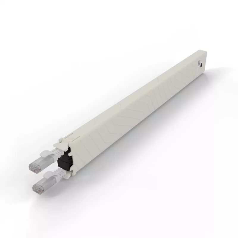 Networking cable PATCHBOX CONEX8UTPWH RJ-45 Cat6a 0.8 m White