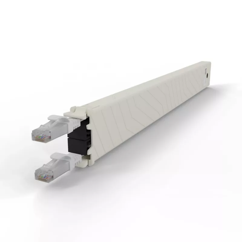 Networking cable PATCHBOX CONEX8UTPWH RJ-45 Cat6a 0.8 m White