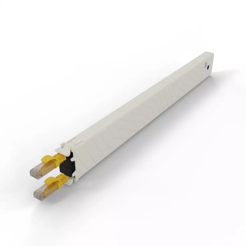 Networking cable PATCHBOX CONEX8UTPYL RJ-45 Cat6a 0.8m Yellow