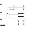 Cable management panel PATCHBOX Patchcatch Solo 24-Pack Black Red