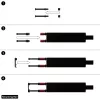 Cable management panel PATCHBOX Patchcatch Solo 24-Pack Black Red