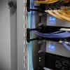 Cable management panel PATCHBOX Patchcatch Solo 24-Pack Black Red