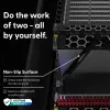 PATCHBOX Setup.exe 2.0 Installation Tool for 19 inch Racks, 50 kg Load, Black Aluminium/Stainless Steel, 48.3 cm