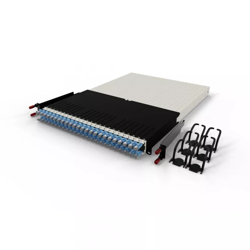 PATCHBOX PONE30STPBL patchbox.one 30RU Cat6a S/FTP RJ-45 Patch Cable, 1.8m, Blue, 24 Cassettes