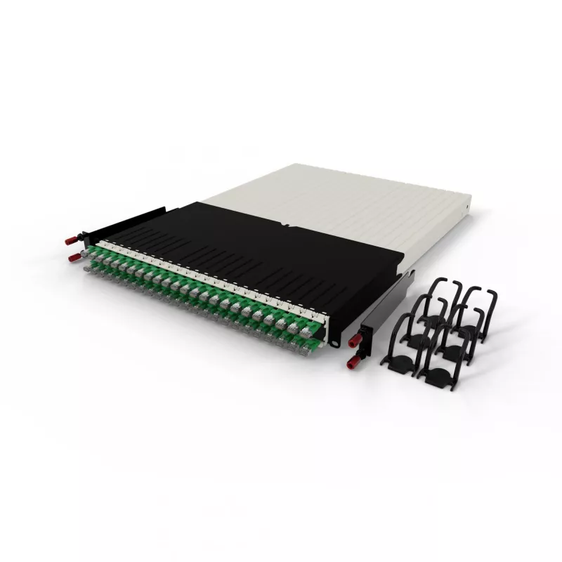 PATCHBOX PONE30STPGR Patchbox.one 30RU Cat6a STP Retractable Cable System, Green, 1.8m