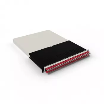 PATCHBOX PONE30STPRD Cat6a S/FTP RJ45 Patch Cable, 1.8m, Red, 30RU Retractable Cassette System
