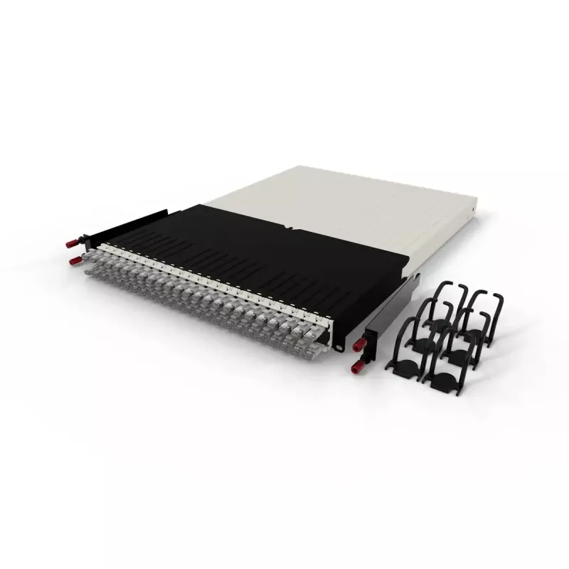 PATCHBOX .one 30RU STP Grey Cat6a U/FTP Retractable Patch Cable System, 1.8m, 24 Cassettes