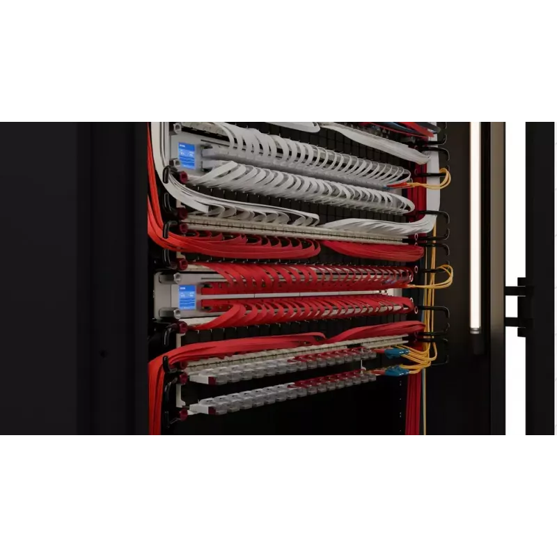 PATCHBOX .one 30RU STP Grey Cat6a U/FTP Retractable Patch Cable System, 1.8m, 24 Cassettes