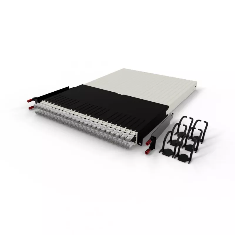 PATCHBOX patchbox.one 30RU Cat6a S/FTP Retractable Patch Cable Cassette System, White, 1.8m, 24 Cassettes