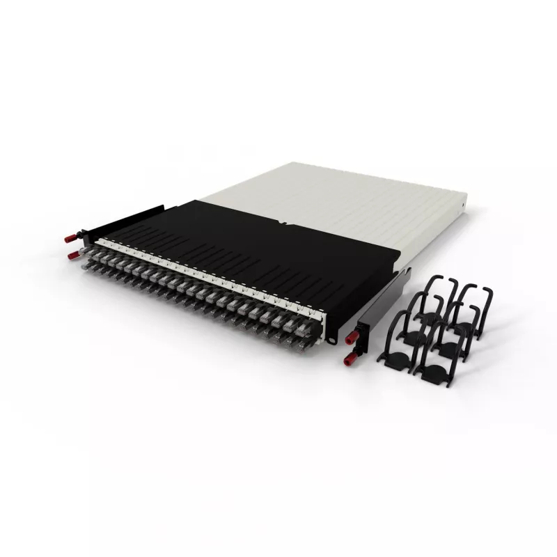 PATCHBOX .one 30RU UTP Black Cat.6a Retractable Patch Cable 1.8m with 24 Cassettes