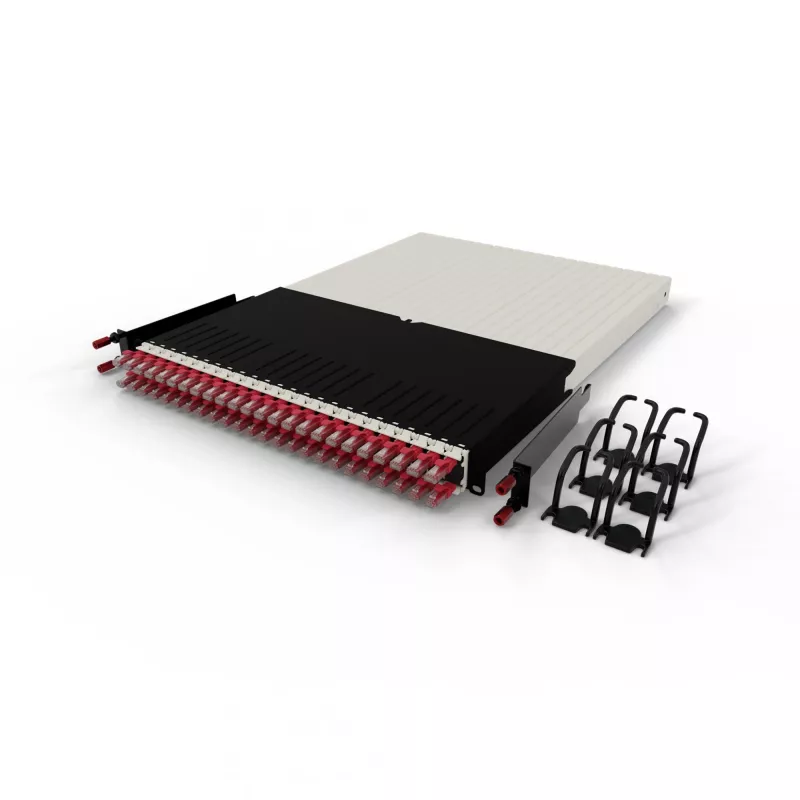 PATCHBOX .one 30RU Cat.6a UTP Red Retractable Cable Management System