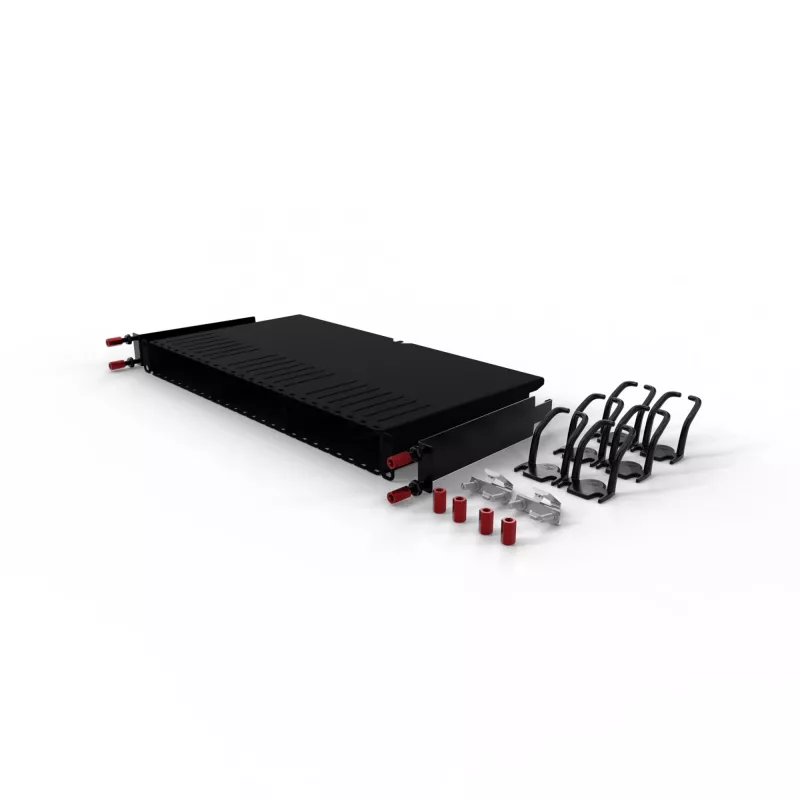 PATCHBOX One PONEFRAME 19 inch Rack Mount Frame for Cable Cassettes, Black