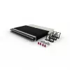 PATCHBOX .one 8RU STP Black Cat6a S/FTP 0.8m Retractable Patch Cable System