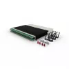 PATCHBOX PONEX8STPGR Cat6a S/FTP 0.8m Green Retractable Patch Cable System with 24 Cassettes for 8RU