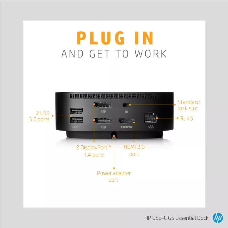 Docking Station HP USB-C G5 Essential Dock
