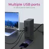 ICY BOX IB-DK2262AC Wired USB 3.2 Gen 1 (3.1 Gen 1) Type-C Anthracite