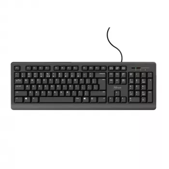Trust TK-150 keyboard Office USB QWERTZ German Black