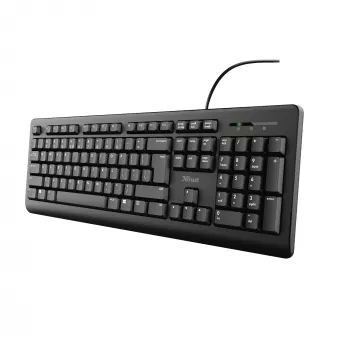 Trust TK-150 keyboard Office USB QWERTZ German Black
