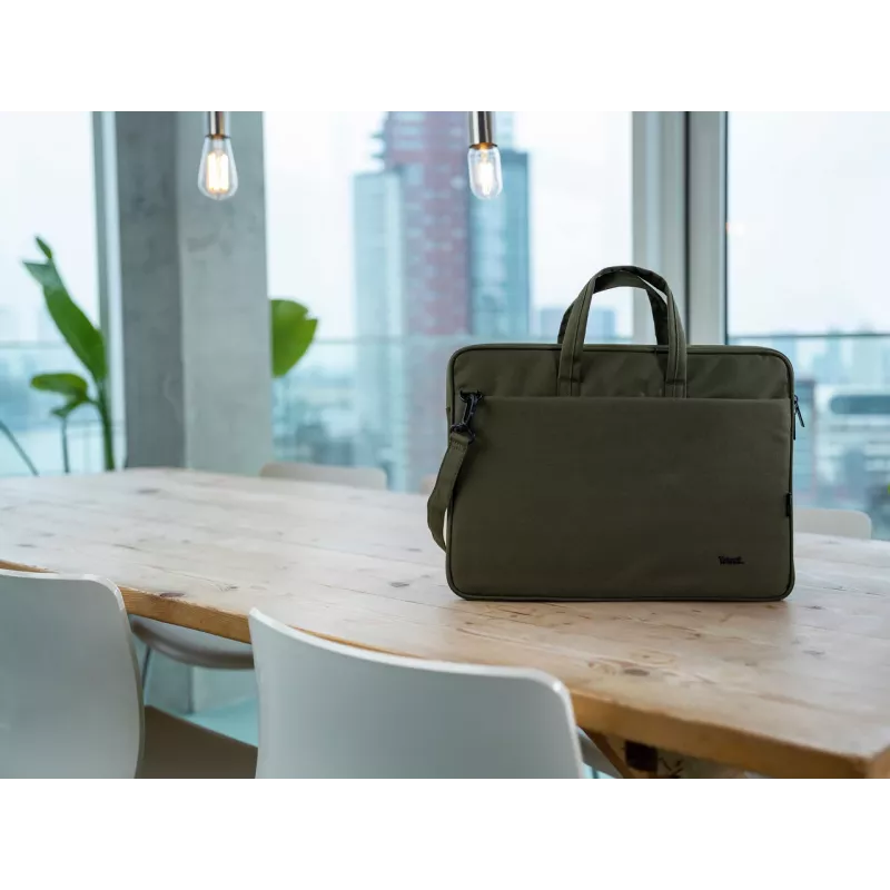 Trust Bologna 40.6 cm (16 inch) Briefcase Green