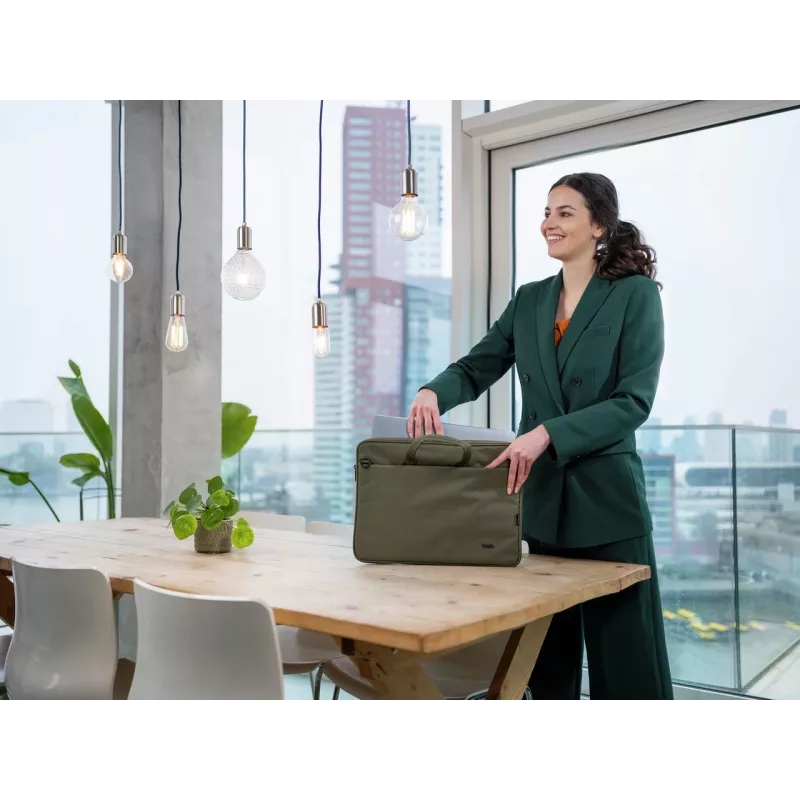 Trust Bologna 40.6 cm (16 inch) Briefcase Green