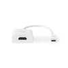USB graphics adapter Nedis CCGB64651WT02 3840 x 2160 pixels White