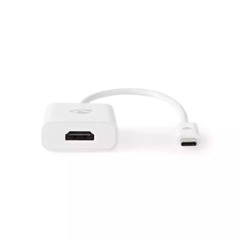 USB graphics adapter Nedis CCGB64651WT02 3840 x 2160 pixels White