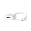 USB graphics adapter Nedis CCGB64651WT02 3840 x 2160 pixels White