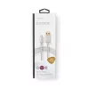 Mobile phone cable Nedis CCTB39300AL10 Aluminium 1 m USB A Lightning